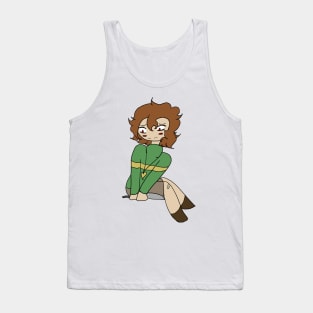 Chara Dreemurr Undertale Chibi Sticker, Pin, + Others Tank Top